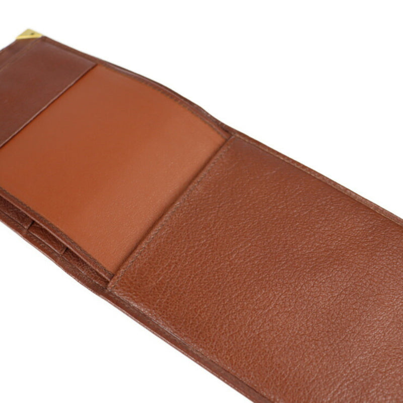 Salvatore Ferragamo Brown Leather Wallet (Bi-Fold) (Pre-Owned)