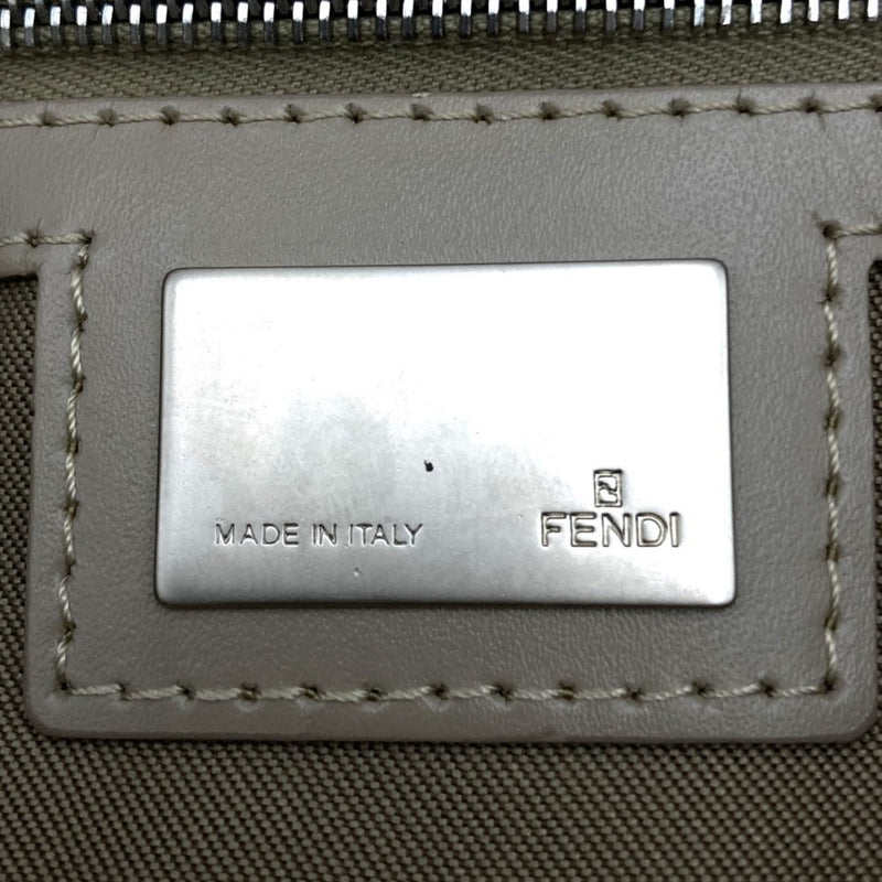 Fendi Beige Canvas Handbag (Pre-Owned)