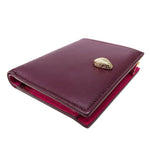 Bvlgari Bordeaux Leather Wallet (Bi-Fold) (Pre-Owned)