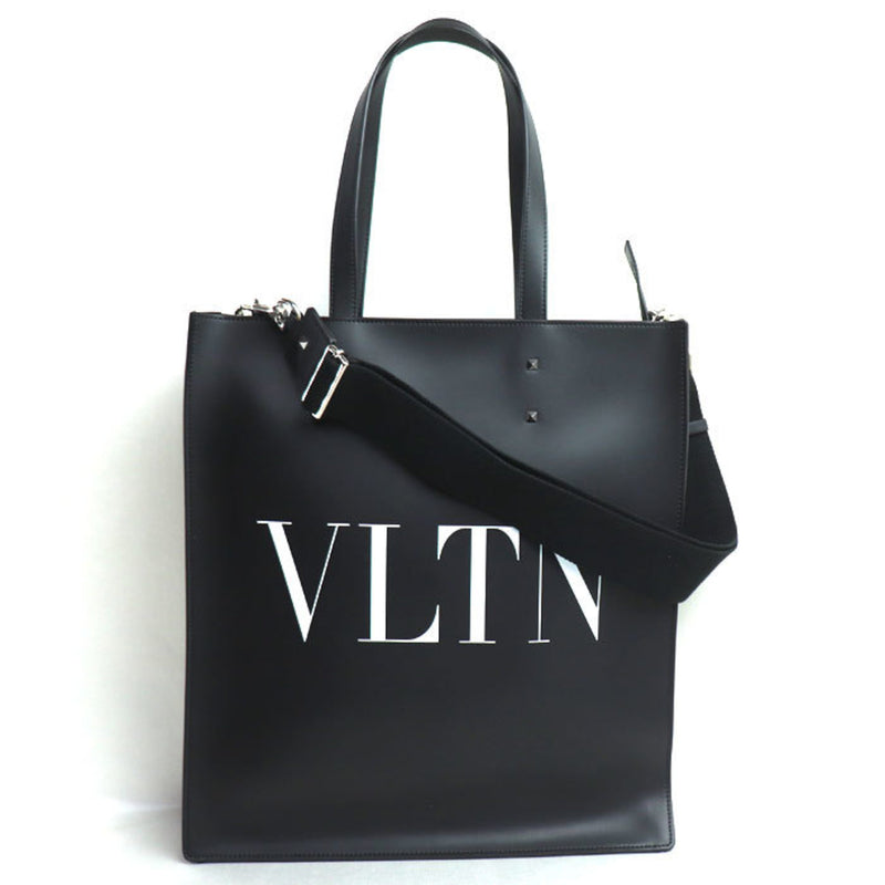 Valentino Garavani Black Leather Shoulder Bag (Pre-Owned)