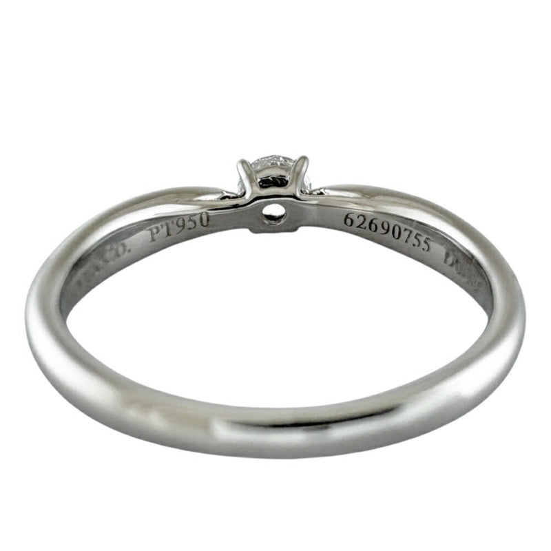 Tiffany Silver Platinum 950 Band Ring (Pre-Owned)