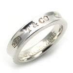 Tiffany Silver Silver 925 Band Ring (Pre-Owned)