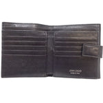 Jimmy Choo Black Leather Wallet (Bi-Fold) (Pre-Owned)