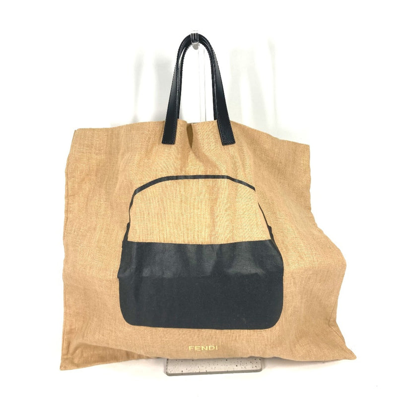 Fendi Beige Cloth Tote Bag (Pre-Owned)