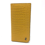 Jimmy Choo Yellow Leather Long Wallet (Bi-Fold) (Pre-Owned)