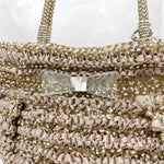 Anteprima Gold Pvc Wire Nylon Handbag (Pre-Owned)