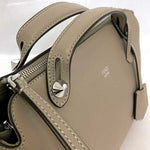 Fendi Beige Leather Handbag Shoulder Bag (Pre-Owned)