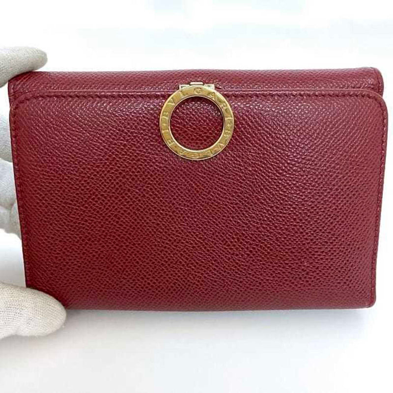 Bvlgari Bvlgari Bvlgari Bordeaux Wallet (Bi-Fold) (Pre-Owned)