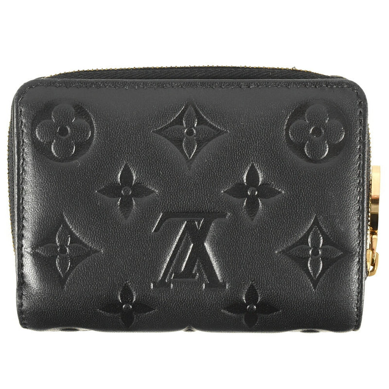 Louis Vuitton Black Leather Wallet (Bi-Fold) (Pre-Owned)