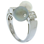 Bvlgari Silver White Gold (18K) Band Ring (Pre-Owned)