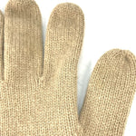 Burberry Beige Orange Cashmere Warm Gloves (Pre-Owned)