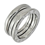 Bvlgari B.Zero1 Silver White Gold (18K) Band Ring (Pre-Owned)