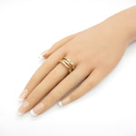 Bvlgari Gold Pink Gold (18K) Band Ring (Pre-Owned)