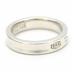 Tiffany Silver Silver 925 Band Ring (Pre-Owned)