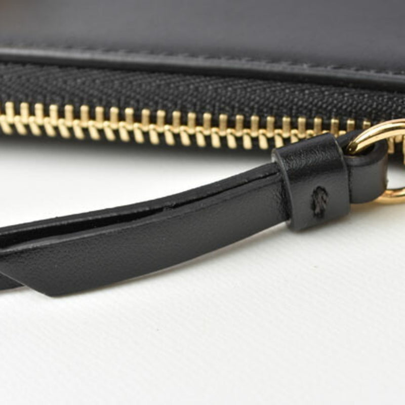 Chloé Black Leather Coin Purse/Coin Case