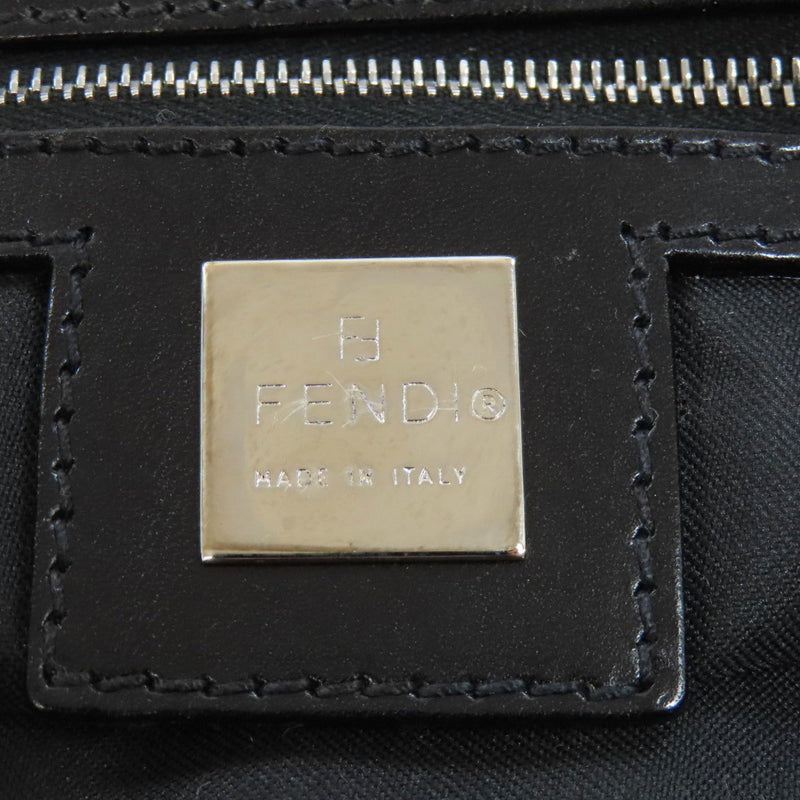 Fendi Black Canvas Handbag (Pre-Owned)