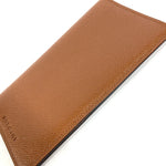 Bvlgari Brown Leather Long Wallet (Bi-Fold) (Pre-Owned)