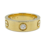 Cartier Clear Yellow Gold (18K) Band Ring (Pre-Owned)