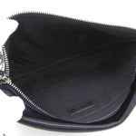 Jimmy Choo Black Leather Clutch Bag (Pre-Owned)