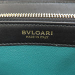 Bvlgari Black Leather Long Wallet (Bi-Fold) (Pre-Owned)