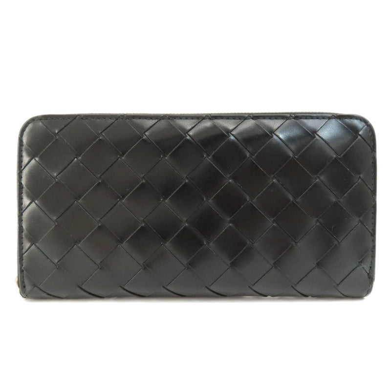 Bottega Veneta Intrecciato Black Intrecciato Coin Purse/Coin Case (Pre-Owned)