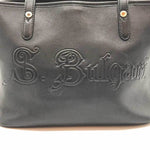 Bvlgari Collezione Black Leather Tote Bag (Pre-Owned)