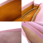 Bvlgari Pink Leather Long Wallet (Bi-Fold) (Pre-Owned)