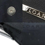 Bvlgari Black Canvas Leather Shoulder Bag (Pre-Owned)