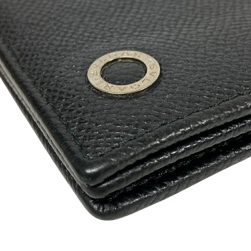 Bvlgari Bvlgari Bvlgari Black Leather Wallet (Bi-Fold) (Pre-Owned)