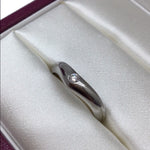 Bvlgari Silver Platinum 950 Band Ring (Pre-Owned)