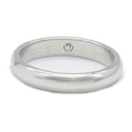 Cartier Clear Platinum 950 Band Ring (Pre-Owned)