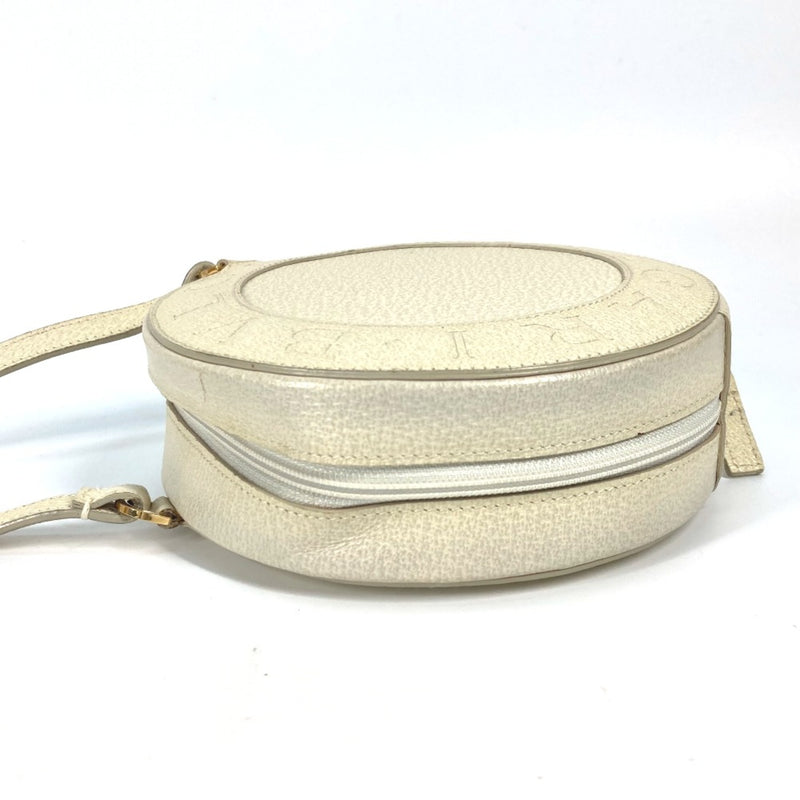 Bvlgari White Leather Shoulder Bag (Pre-Owned)