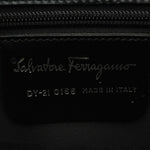 Salvatore Ferragamo Black Leather Shoulder Bag Tote Bag (Pre-Owned)