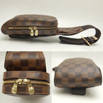 Louis Vuitton Damier Canvas Ebene Pvc Fanny Pack (Pre-Owned)