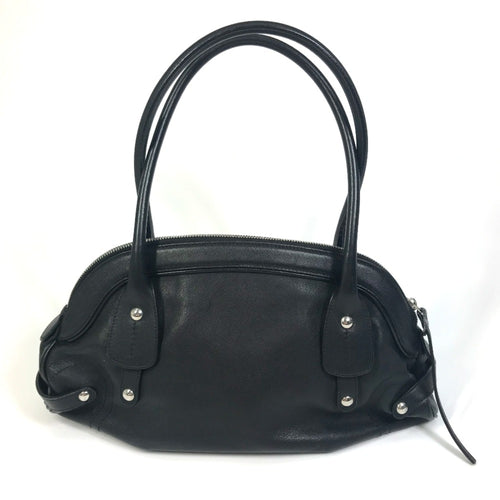 Salvatore Ferragamo Black Leather Handbag (Pre-Owned)