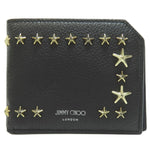 Jimmy Choo Black Leather Wallet (Bi-Fold) (Pre-Owned)