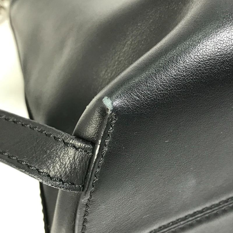 Fendi Black Leather Backpack (Pre-Owned)