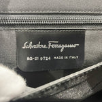 Salvatore Ferragamo Black Nylon Leather Shoulder Bag (Pre-Owned)