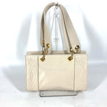 Fendi Beige Gold Leather Handbag Shoulder Bag (Pre-Owned)