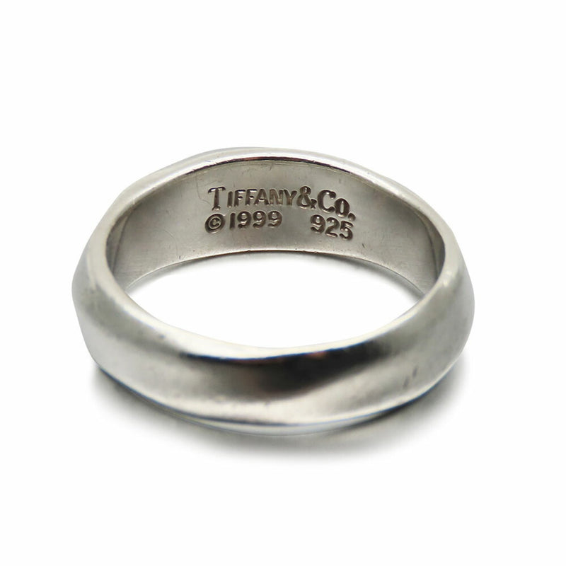 Tiffany Silver Silver 925 Band Ring (Pre-Owned)