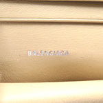 Balenciaga Beige Leather Middle Wallet (Bi-Fold)