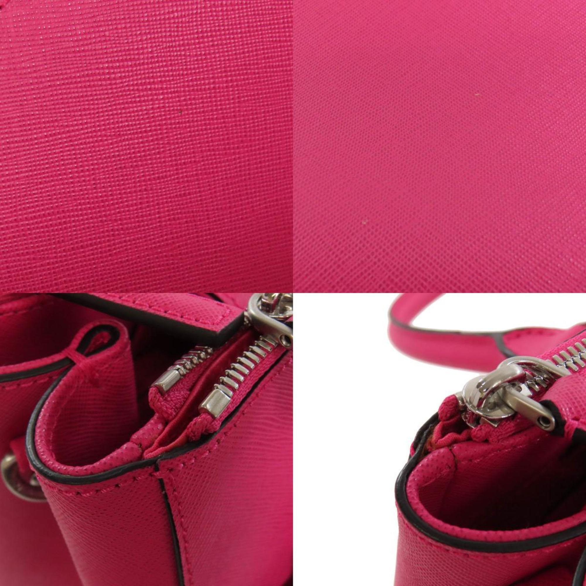 Mcm Pink Leather Tote Bag (Pre-Owned)