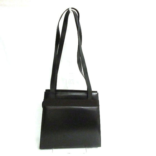 Salvatore Ferragamo Black Leather Shoulder Bag (Pre-Owned)