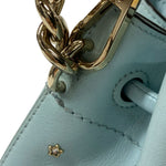 Jimmy Choo Blue Leather Shoulder Bag (Pre-Owned)