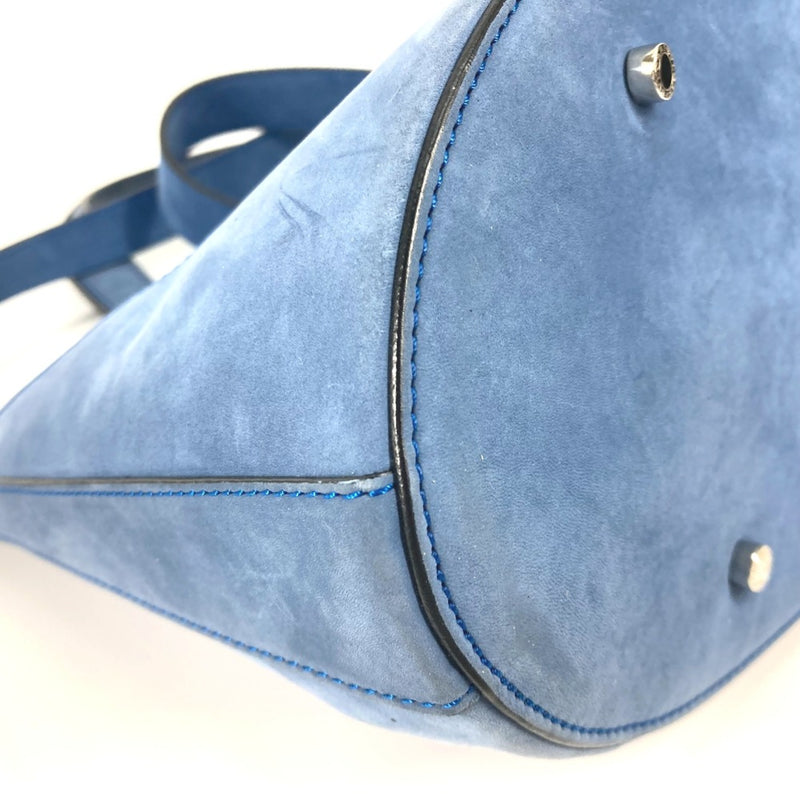 Bvlgari Blue Leather Handbag (Pre-Owned)