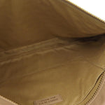 Jimmy Choo Pink Beige Leather Backpack Clutch Bag (Pre-Owned)