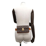 Louis Vuitton Monogram Brown Monogram Fanny Pack Sling Bag (Pre-Owned)