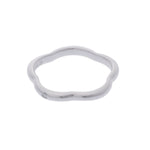 Chanel White Gold White Gold (18K) Band Ring (Pre-Owned)