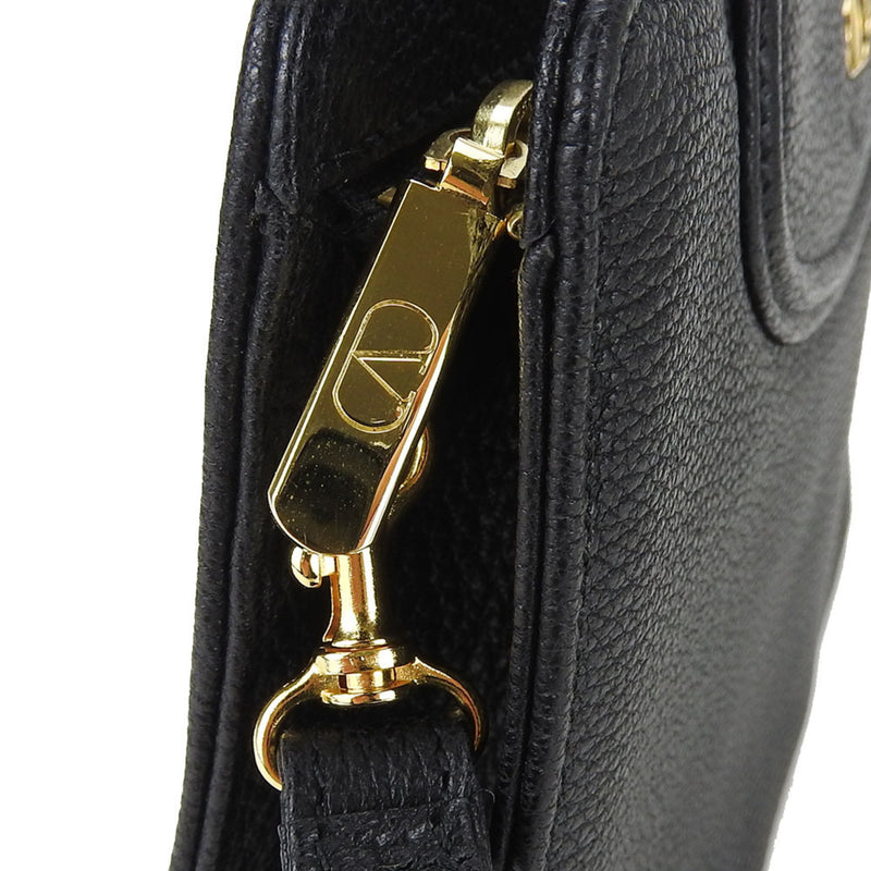 Valentino Garavani Black Leather Pochette (Pre-Owned)