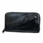 Salvatore Ferragamo Black Leather Long Wallet (Bi-Fold) (Pre-Owned)